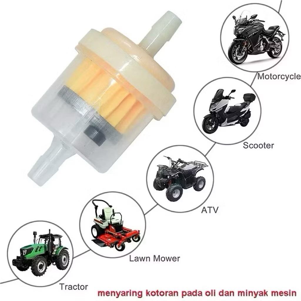 Filter Bensin/Saringan Bensin Magnet Universal Motor Honda/Yamaha/Suzuki Beat/Vario/Mio/Scoopy/Supra