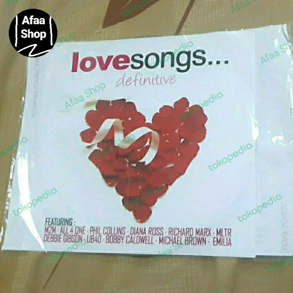 Cd MP3 lagu musik love songs definitive 2012