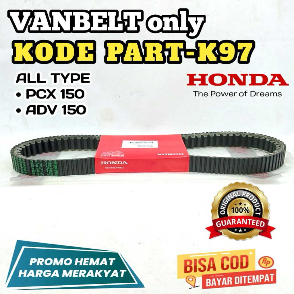 K97 VANBELT ONLY,HONDA,VANBELTMOTOR PCX 150,VANBELT MOTOR ADV 150,VANBELT MOTORPCX,VANBEL MOTOR ADV,