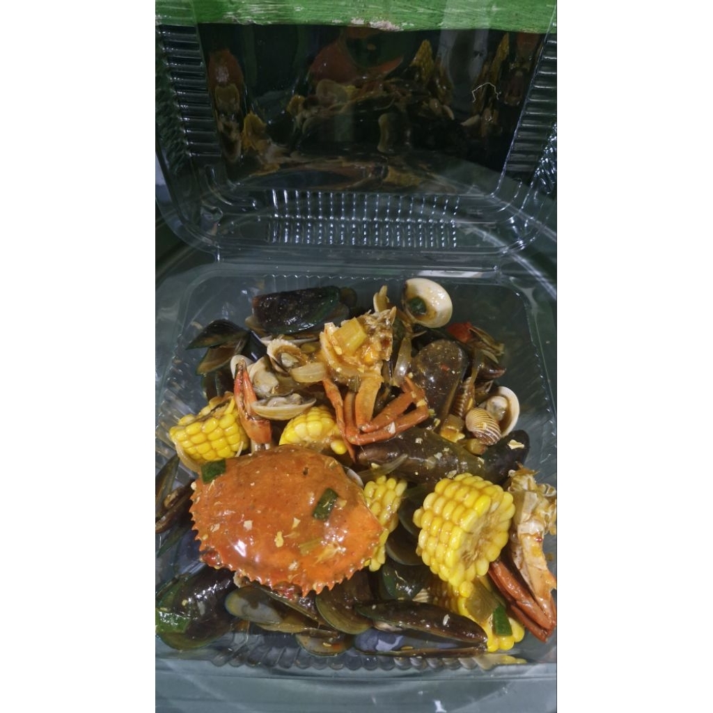 Seafood Mix Saus Padang (Porsi 3 Orang)