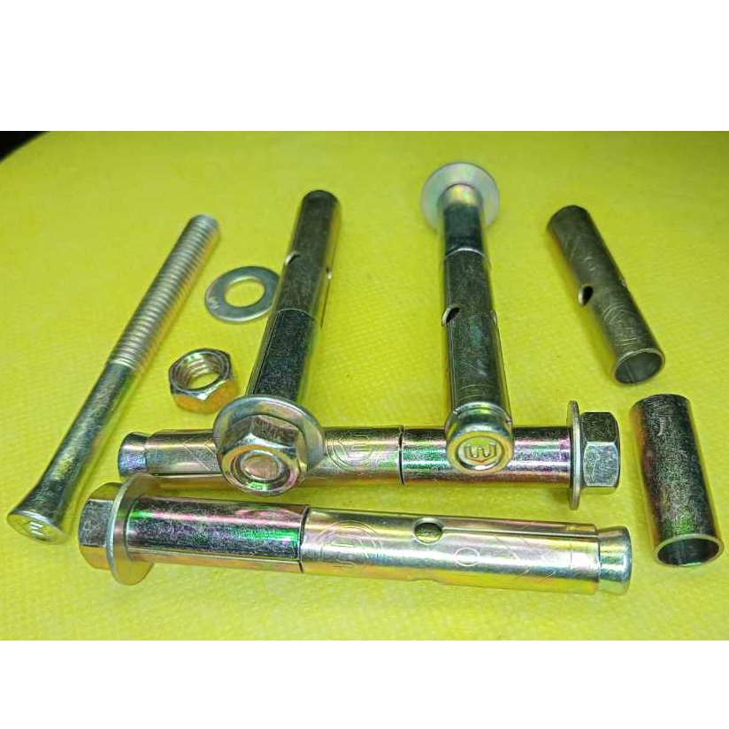 dinabolt 10x77, isi 20, 50 & 100, dynabolt, expansion bold, anchor bolt, dinabol, kualitas super, ba