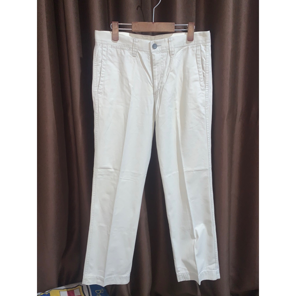 CELANA UNIQLO CHINO UNIQLO CREAM ORIGINAL