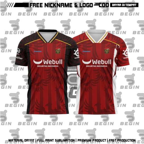 Jersey Alter Ego S16 Terbaru Gratis Pasang Nama Logo Dan Sponsor Full Printing