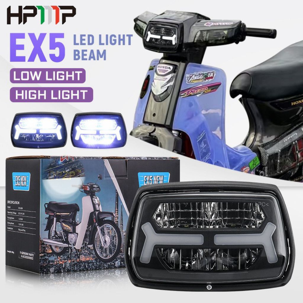 Lampu depan Honda Astrea Grand dan Astrea Prima,1995 (EX5) EX5 lampu depan LED