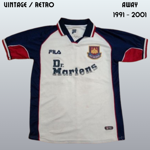 Jersey west ham away 1999 2001