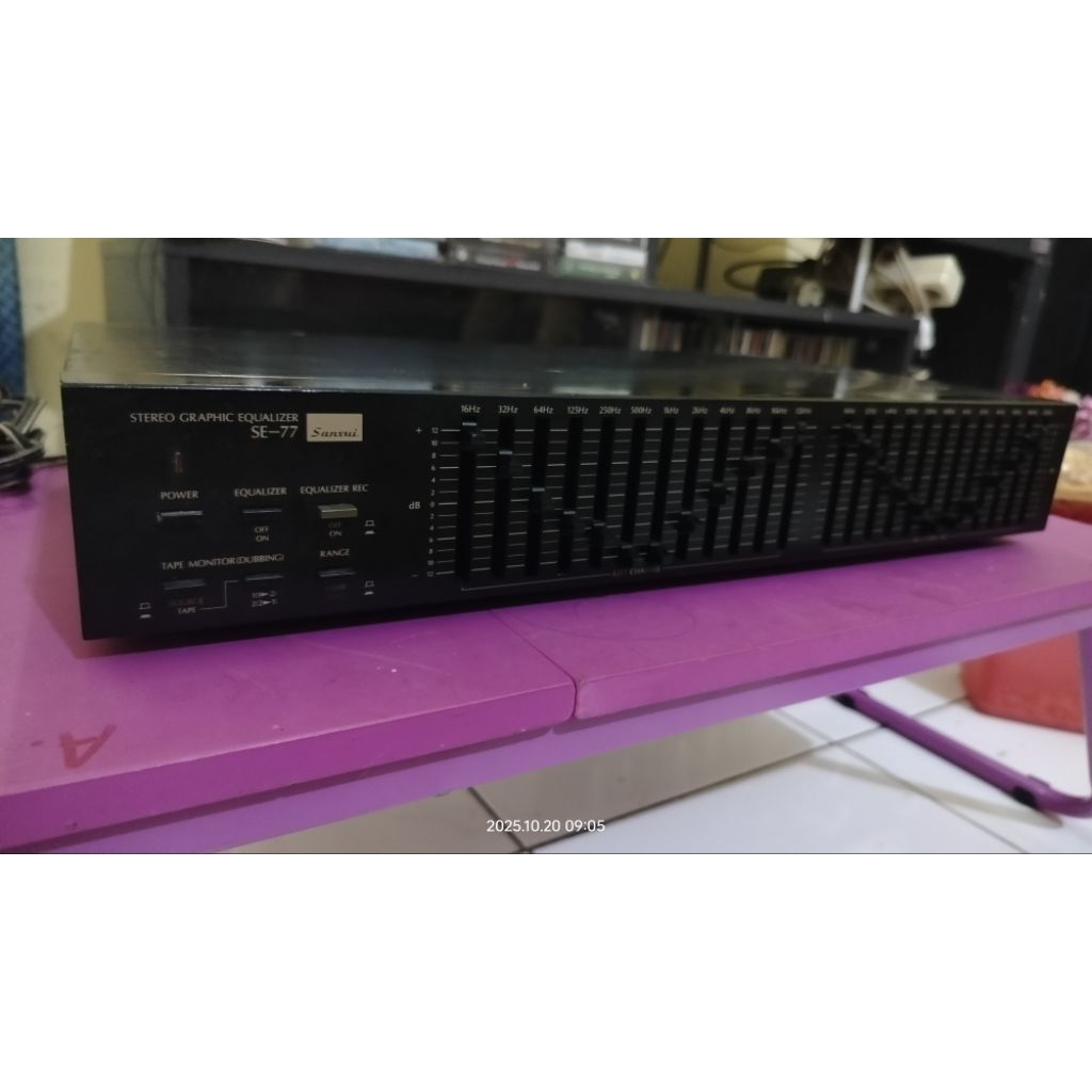 SANSUI SE-77 Graphics Equalizer Stereo