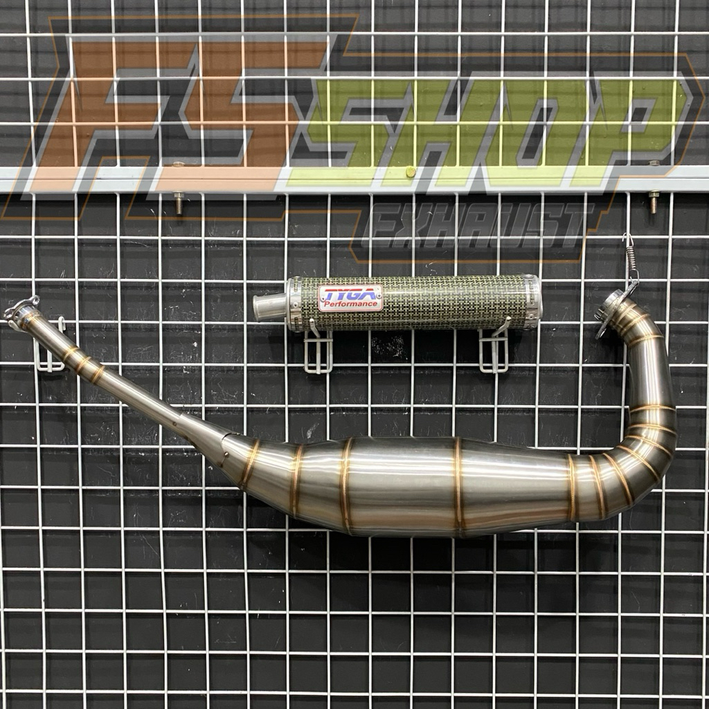 KNALPOT HONDA NSR R SP TYGA KARBON SERAT KEBLAR