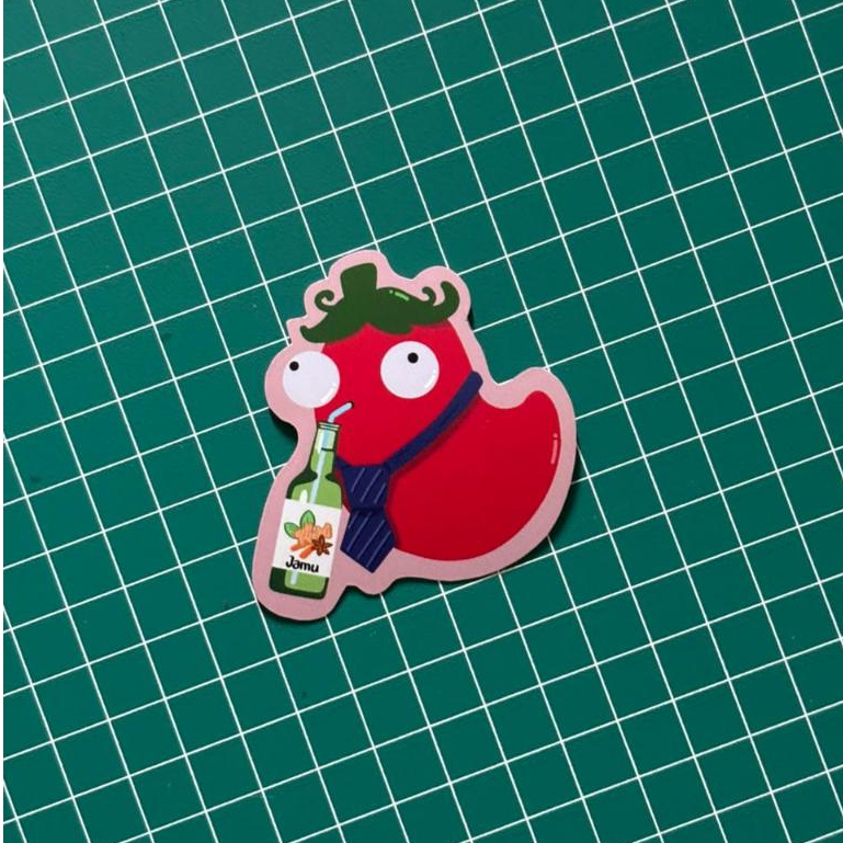 Penchill Original - Chillie Vinyl Stiker (waterproof) for HP/iPad-Tab/Notebook/Bottle Tumbler/etc. (