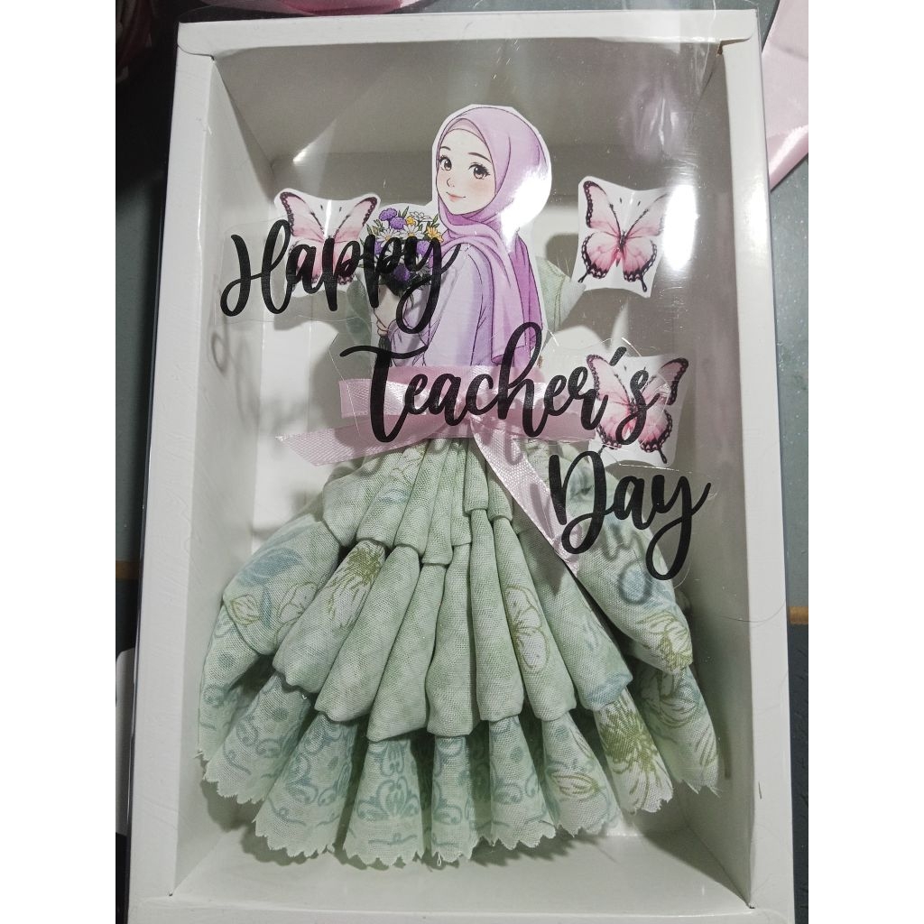 buket guru hadiah kado hari guru jilbab