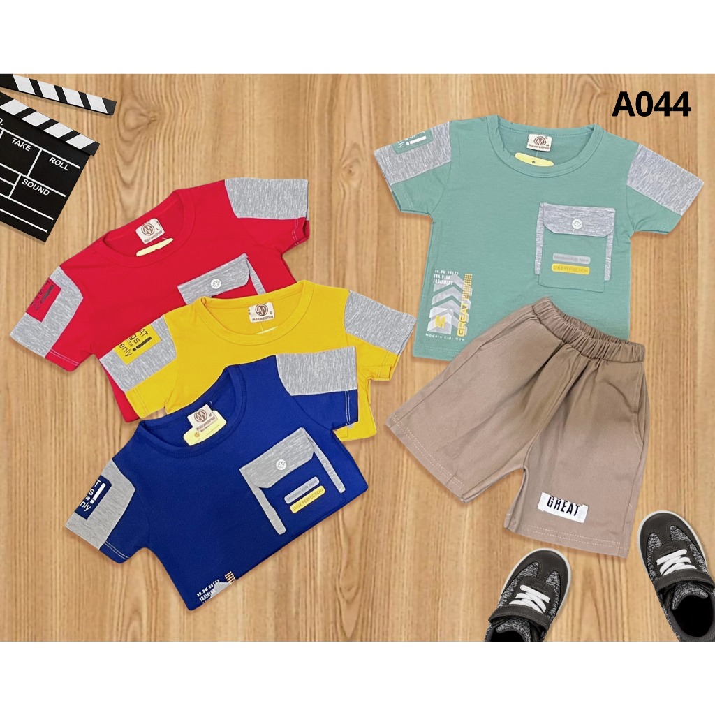 SETELAN MAXWELLPRO CELANA KATUN ANAK LAKI-LAKI MOTIF MODERN KIDS