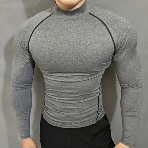 { BISA COD } Kaos Pria lengan panjang GYM FITNESS SPORT WEAR