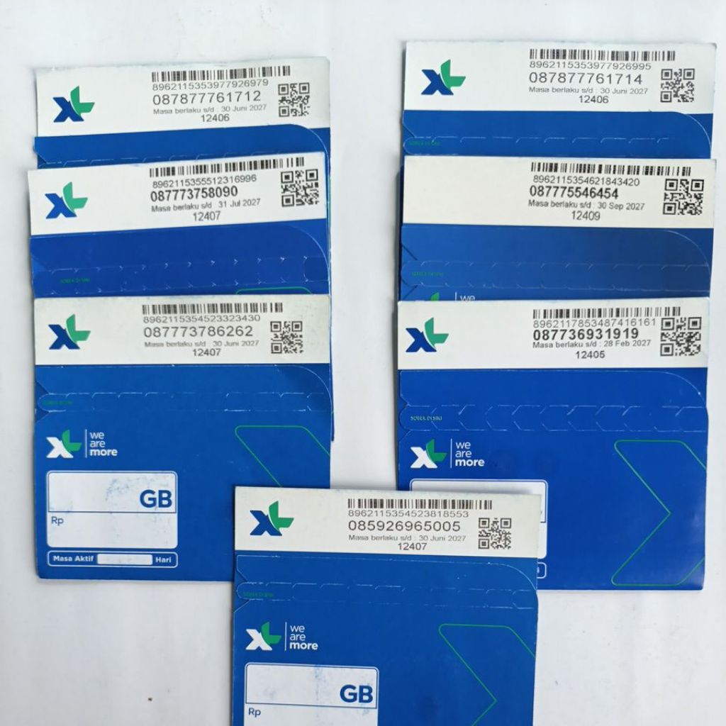 Nomor cantik XL triple 777