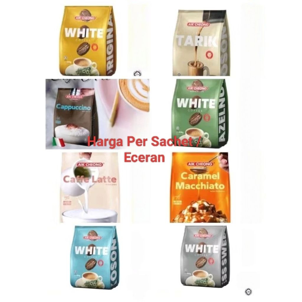 Aik Cheong Kopi AikCheong  Teh Eceran Per Sachet coffee/Tea
