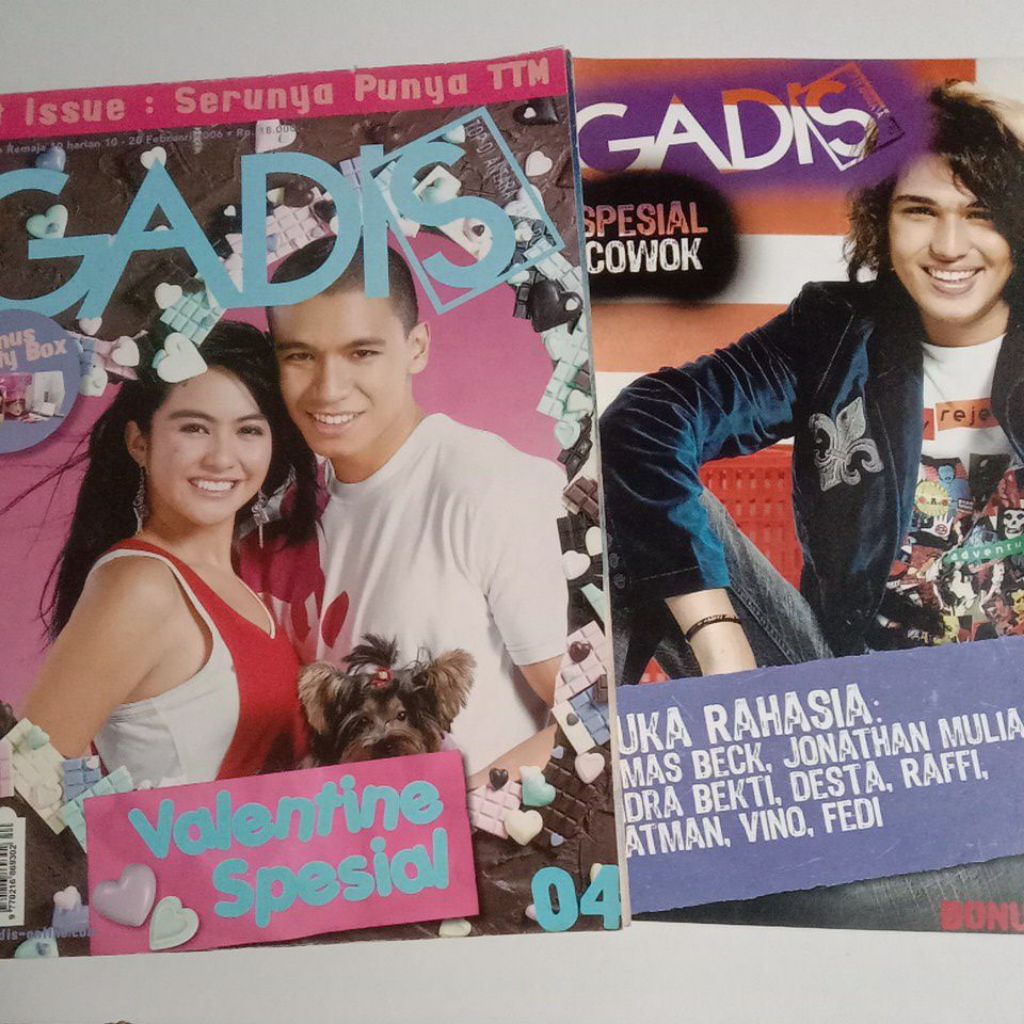 Majalah Gadis Edisi Valentine 2006 Plus Bonus