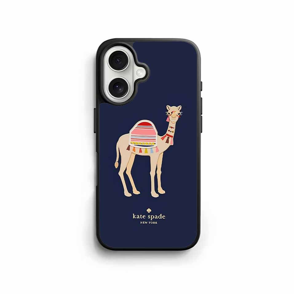 iPhone Case Kate Spade NEW YORK KS020 Hybrid Rubber for 17 Pro Max 16 15 14 Plus 13 12 Mini