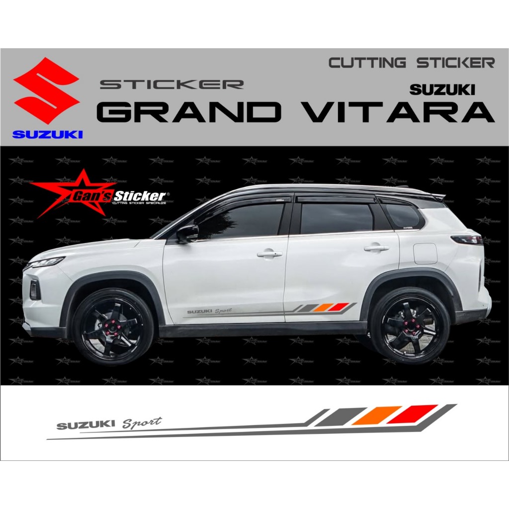 Cutting Sticker Suzuki Grand Vitara Variasi Sticker Suzuki Sport All New Suzuki Grand Vitara