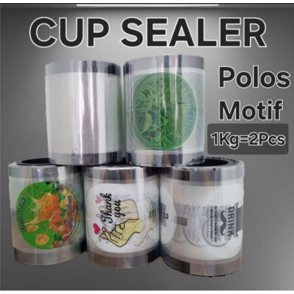 Cup Sealer Plastik Lid Cup Sealer tutup gelas plastik pres -+ 1200