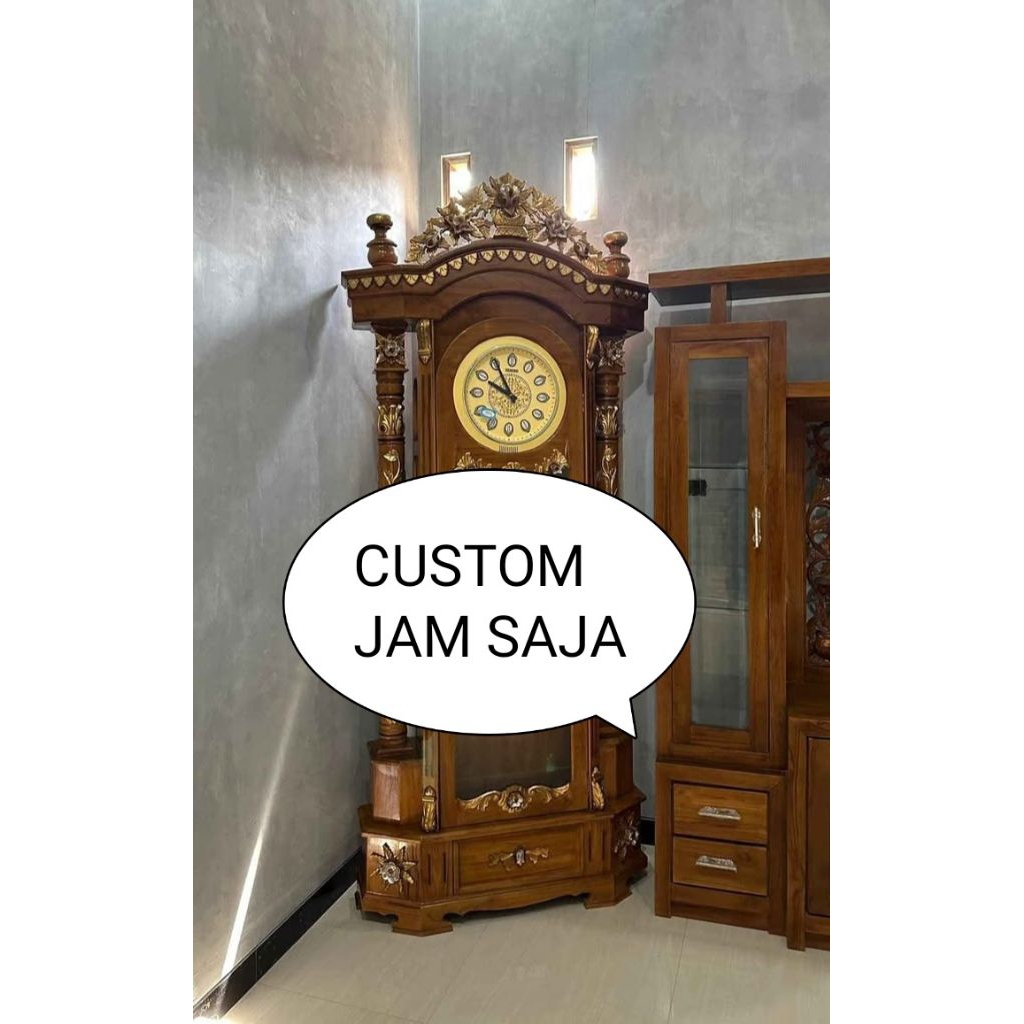 Jam bandul jam lonceng jam besar bunyi