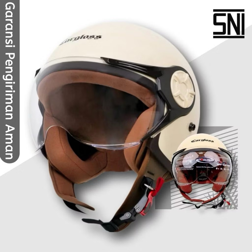 Helm Cargloss Hijab SNI Nyaman Wanita