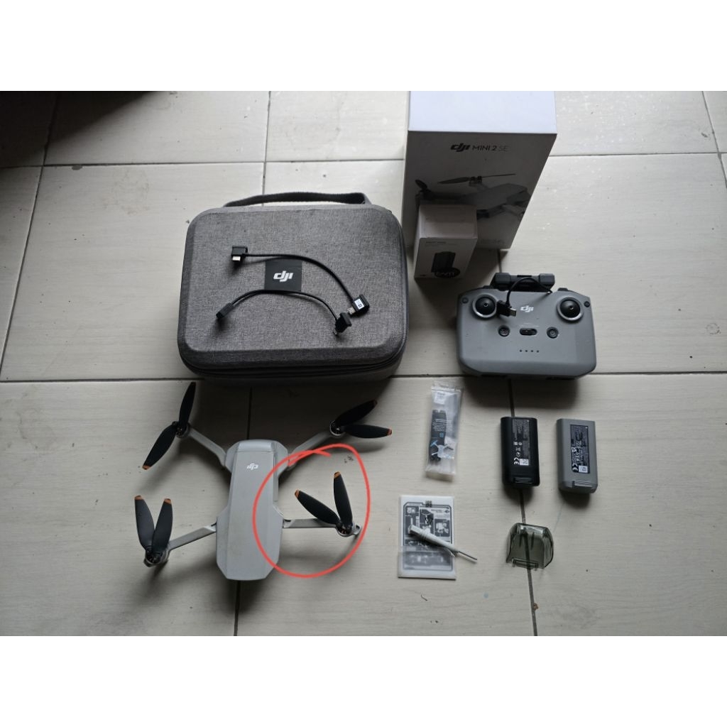 Drone Dji Mini 2 SE (bekas crash)
