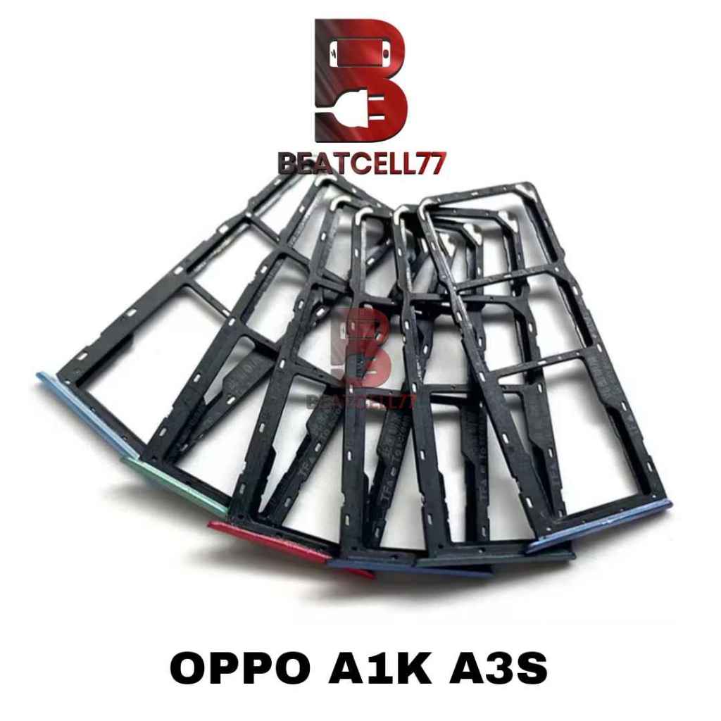 Simtray Oppo A1K / A3S Tempat Kartu Slot Simcard