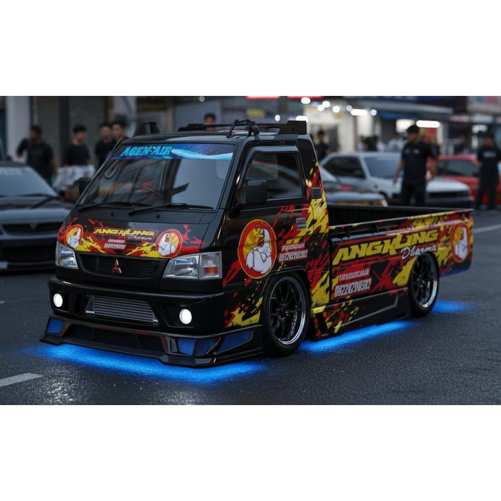 decal motif ayam l300 grandmax newcarry