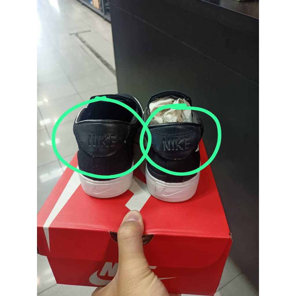 BARANG BARU EX DISPLAY Nike Sepatu Wanita Slip On NIKE Wmns Court Legacy Slip-on CW6540-002 WARNA TU