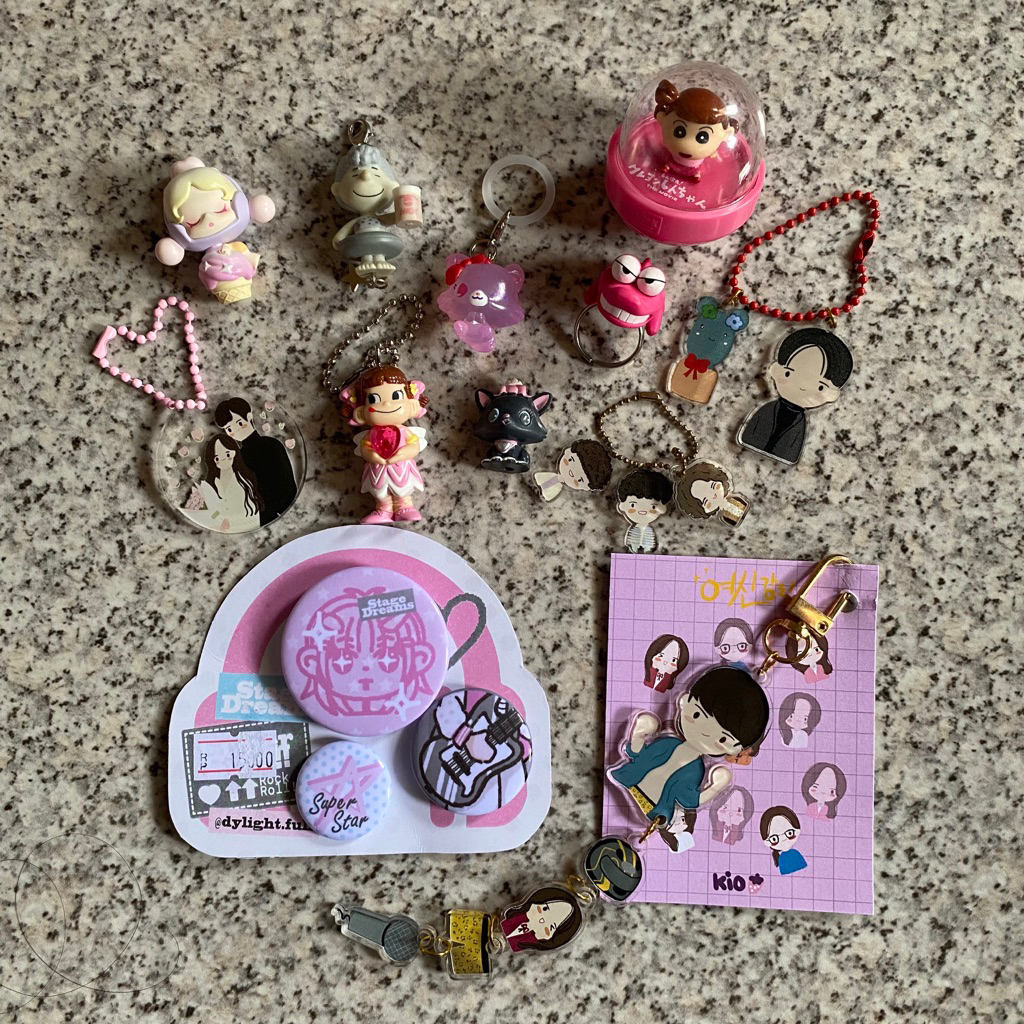 (with admin) trinkets gotochi | popbean skullpanda | jewelpet garnet, diana | pekochan fairy / peri 