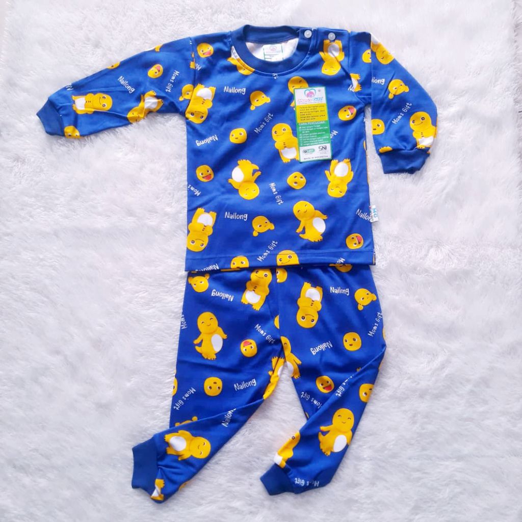 MOM'S GIFT Setelan Baju Panjang Anak Setelan Baju SNI Moms gift