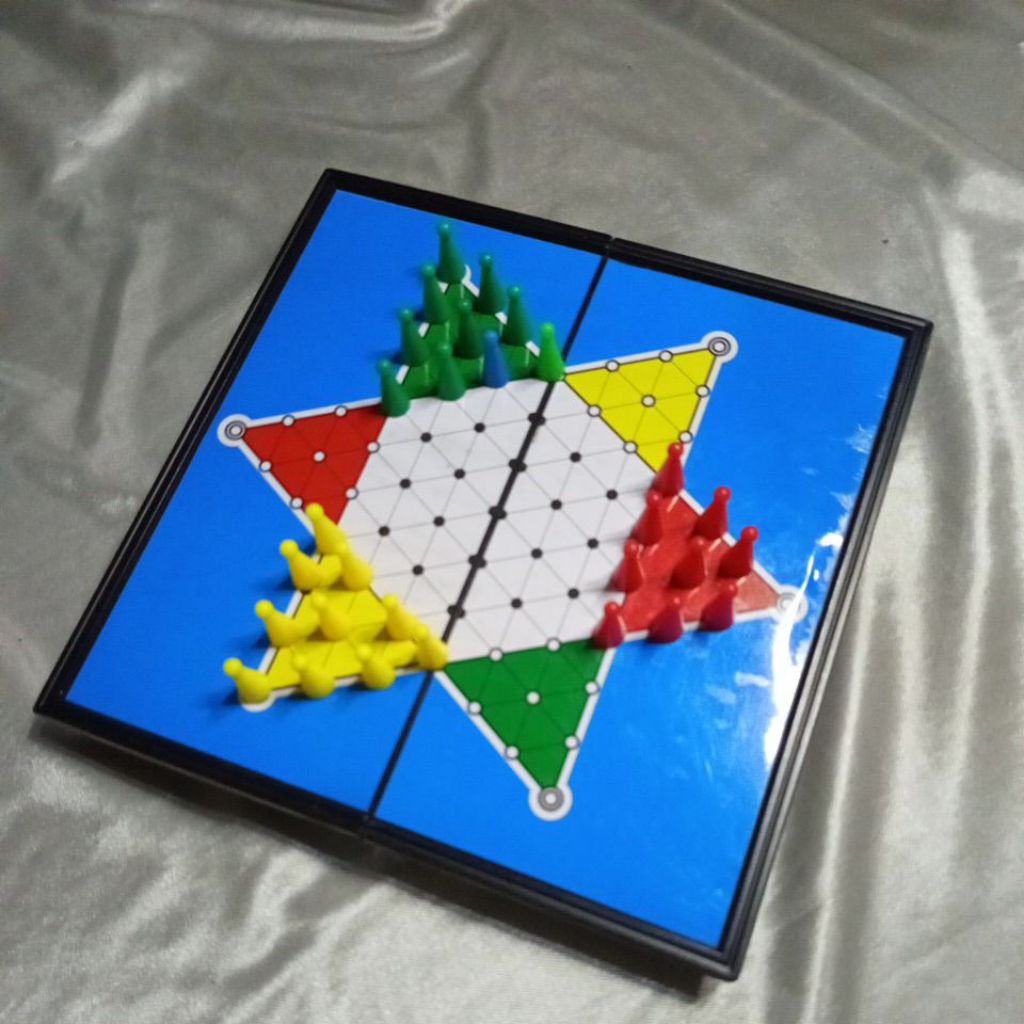 mainan anak papan magnet halma / ular tangga/ board game/papan besar