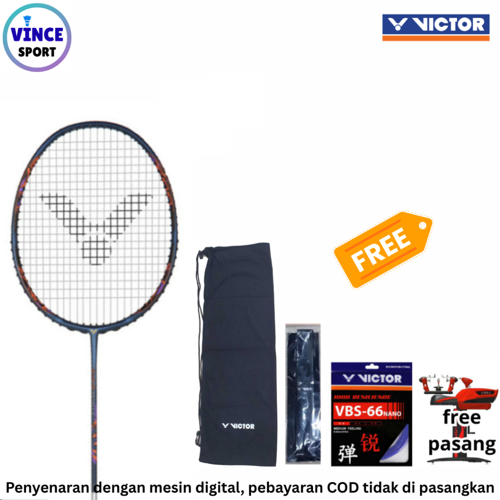 Raket Badminton VICTOR DRIVE X 10 METALLIC 3U/4U