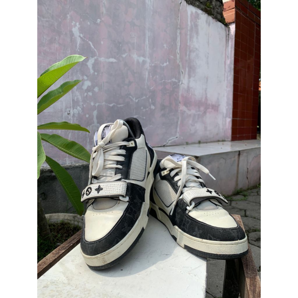 [PRELOVED] Louis Vuitton LV Trainer Line Monogram Denim