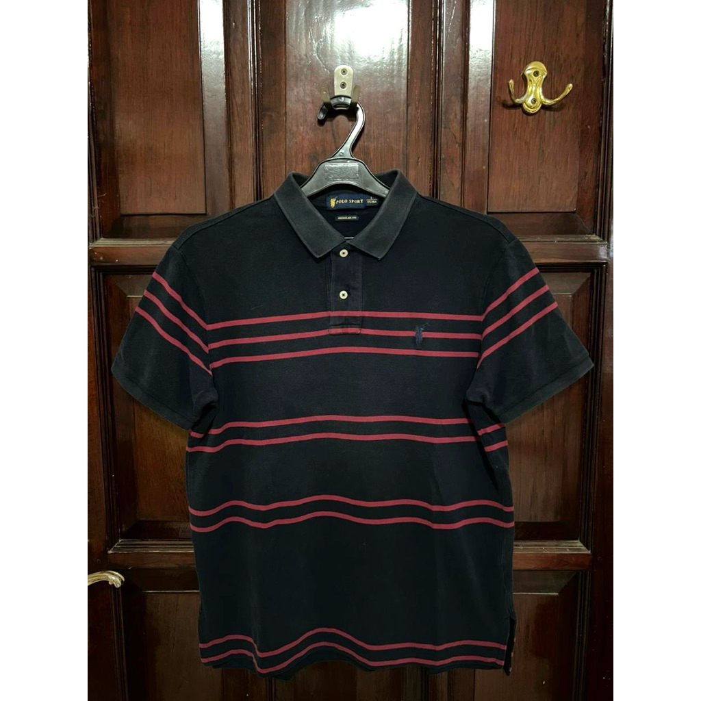 Polo Sport Ralph Lauren Original Ori Size L PxL 68x51cm Brand Preloved Baju Katun Kaos Shirt Kemeja 