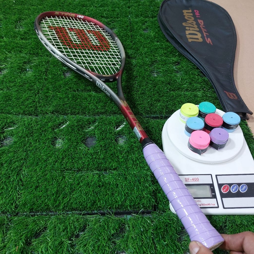 RAKET SQUASH WILSON STING 190 BEKAS MASIH BAGUS ORIGINAL