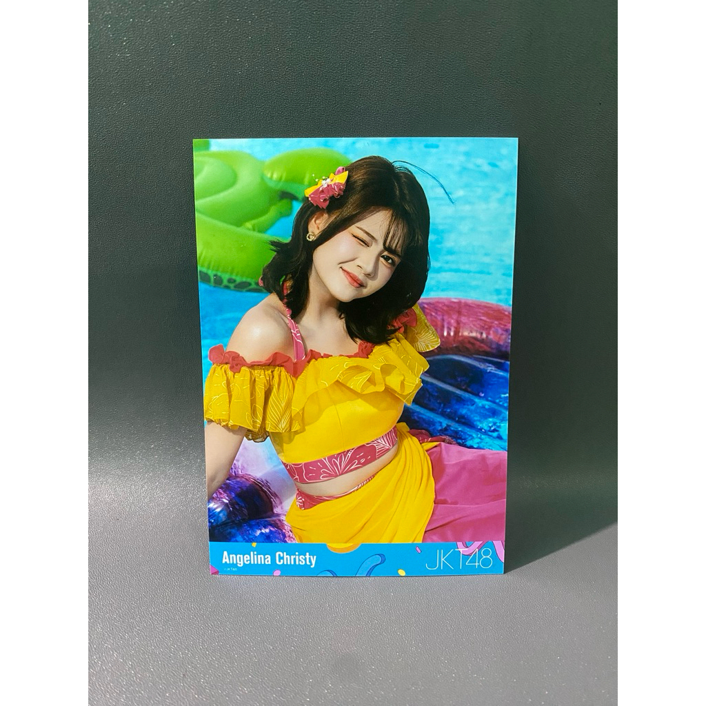 Photopack Official JKT48, Oh My Pumpkin - Christy, Angelina Christy