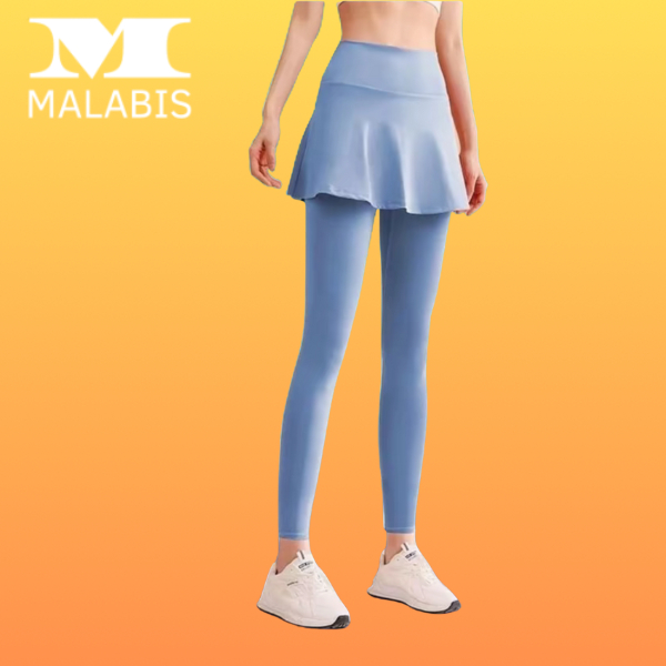 MALABIS ROK LEGING HIGH WAIST IMPORT WANITA KEKINIAN ROK CELANA 7 WARNA HITAM ABU NEVY UNGU PINK DUS