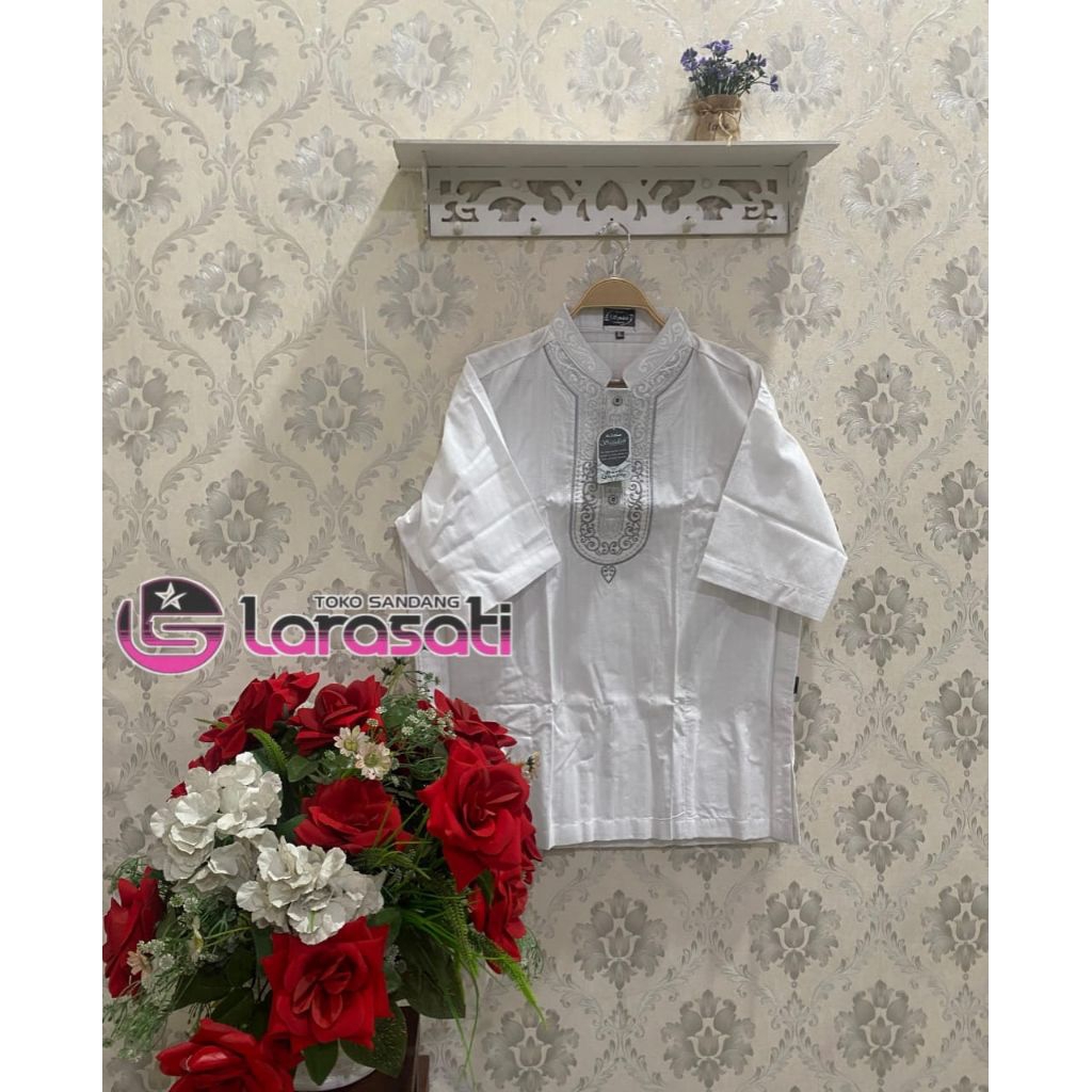 Baju koko SAJIDAH lengan pendek jumbo/Koko kekinian/