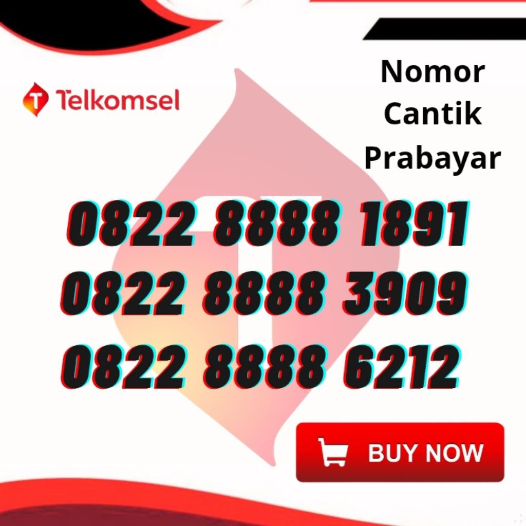 Kartu Perdana Nomor Cantik Telkomsel Seri 8888