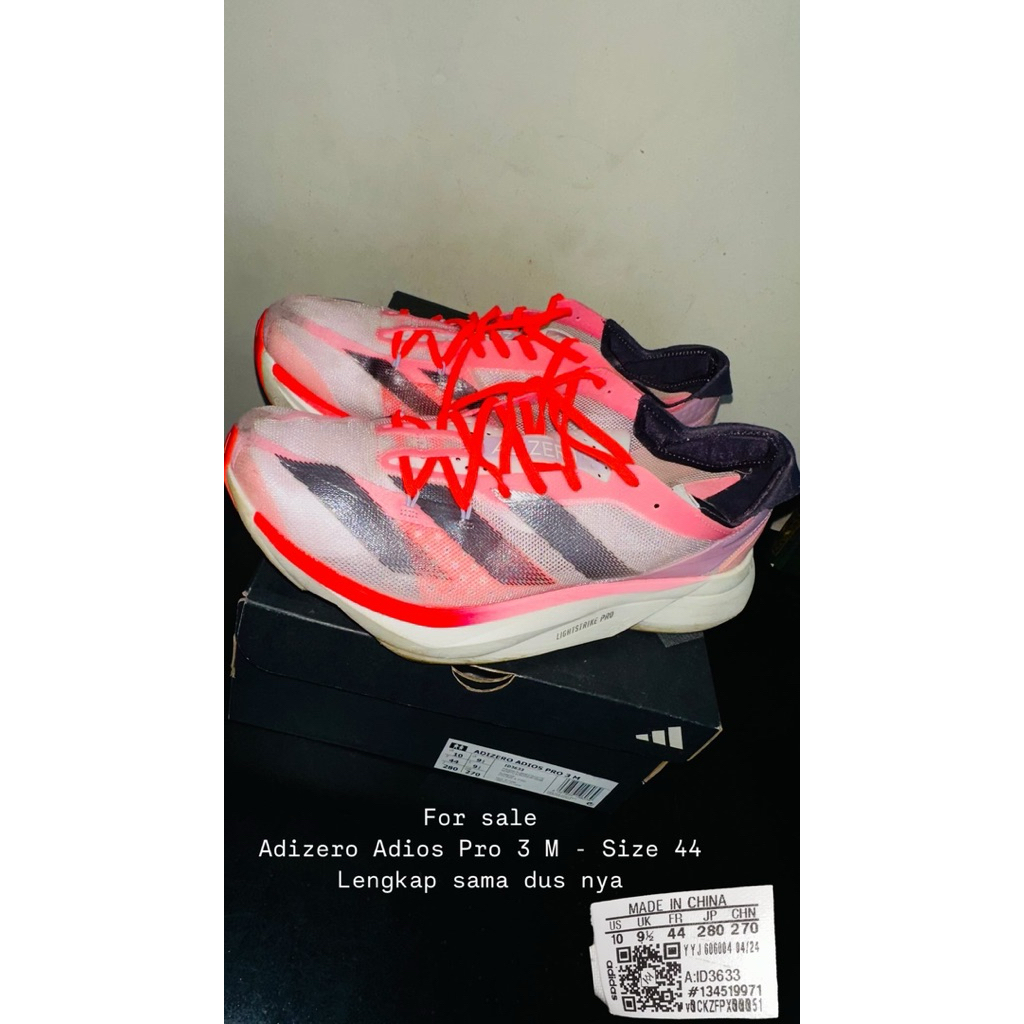 adidas adizero adios pro 3