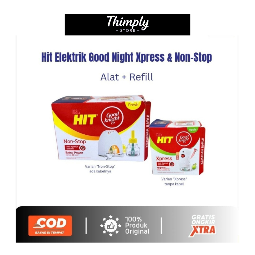 Hit Alat Elektrik Good Knight Nonstop Dan Express | Alat Obat Nyamuk Elektrik Tanpa Asap