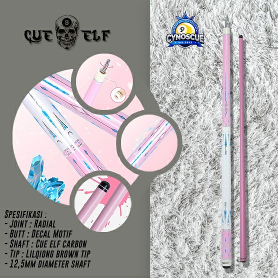 STICK CUE ELF PINK CARBON