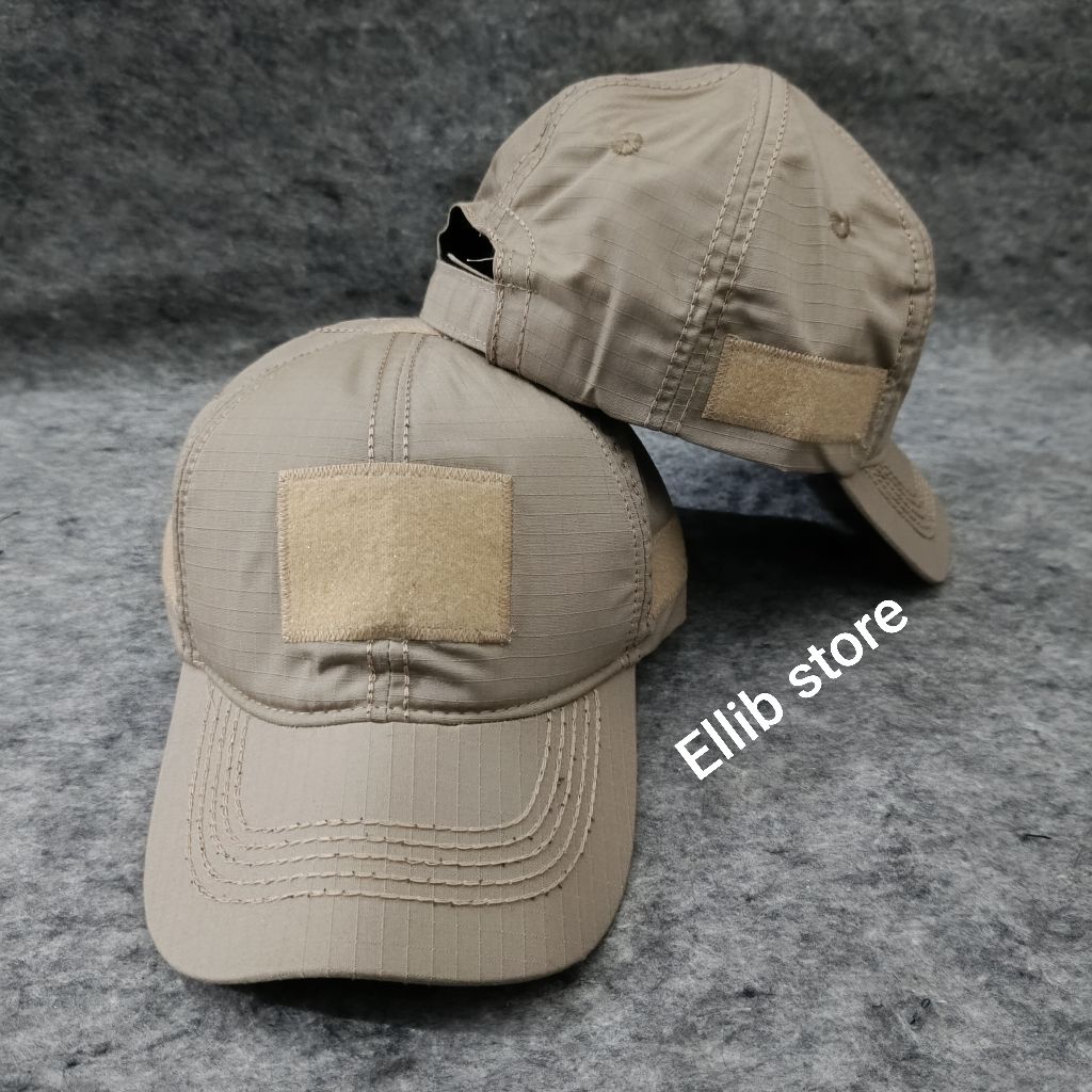 Topi Tactical Polos Cream Premium / Topi Tactical Polos Premium / Topi Tactical
