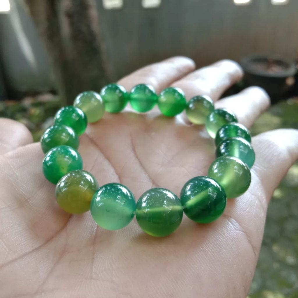 Gelang Batu Sulaiman Hijau