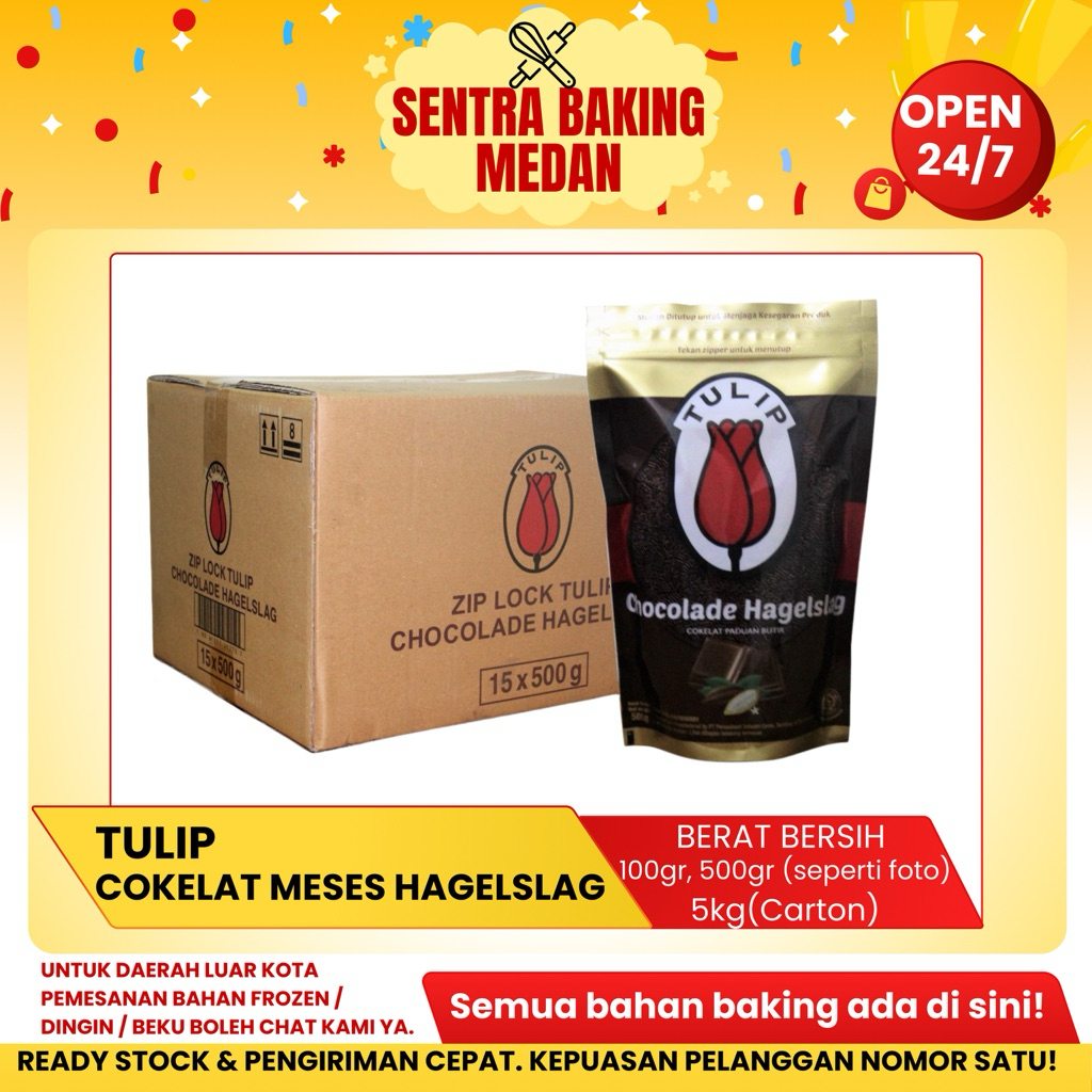 [EXP 2/2028] COKLAT MESES TULIP 500gr MESES TULIP COKLAT PREMIUM CERES