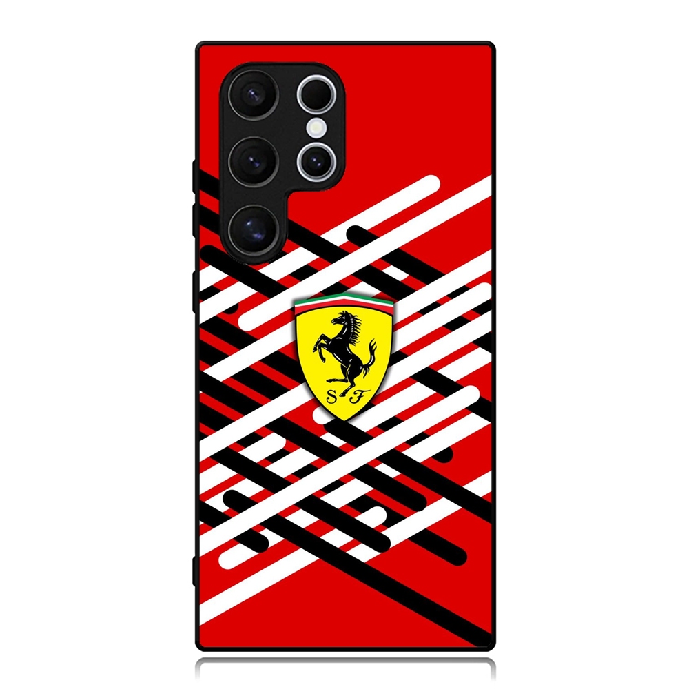 Case Samsung S25 S24 S23 S22 S21 S20 S9 S8 S7 S6 Ultra Plus FE Edge Softcase Scuderia Ferrari-2