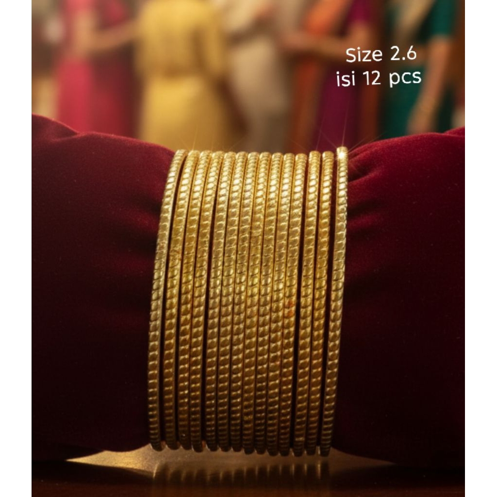 Gelang Dubai Tabung Gold India Lapis Emas Buka Tutup Gold Makassar Bugis