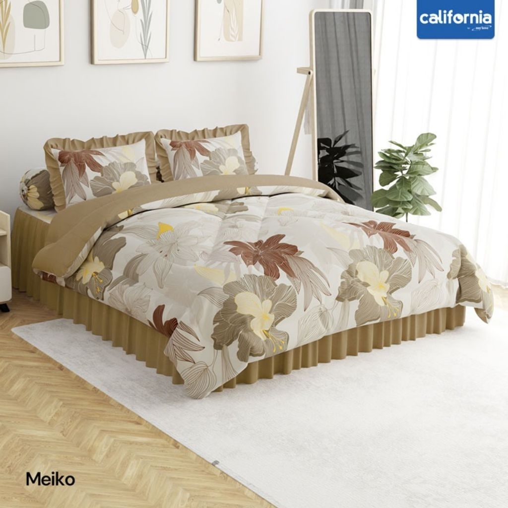 Bed Cover California Original Sprei Rumbai King dan Queen Etalase 1