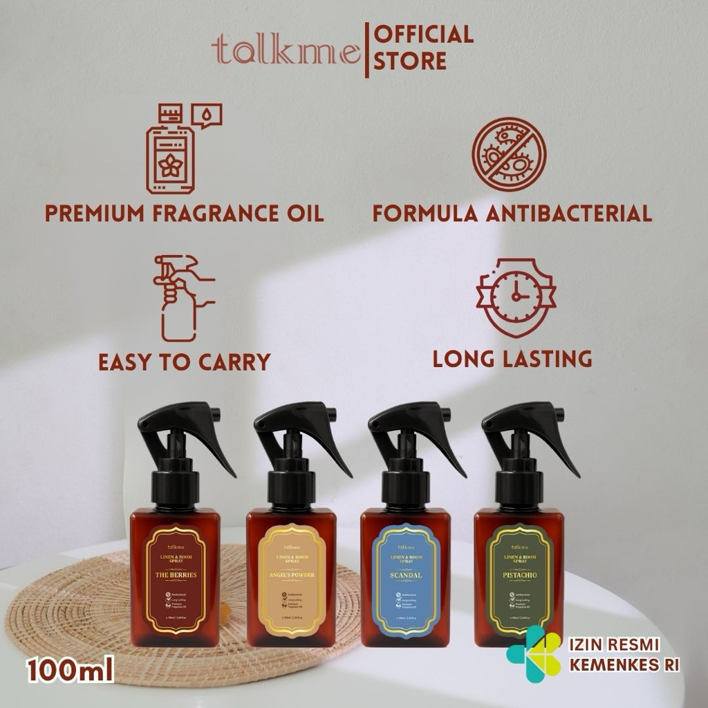 TALKME LINEN SPRAY ROOM PARFUM