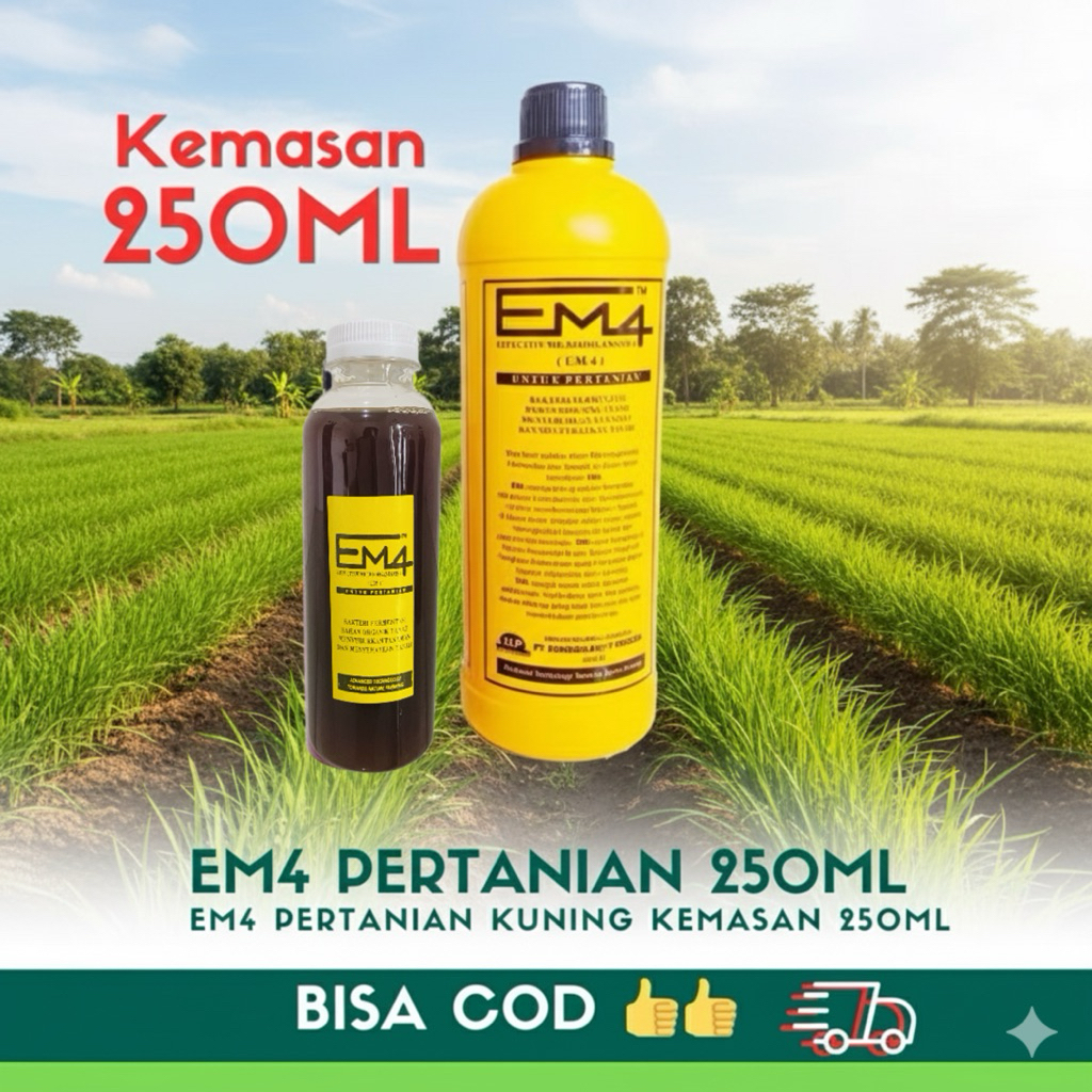 Em4 Pertanian 250ml. Em4 Kuning 250ml Pertanian Menyuburkan Tanah