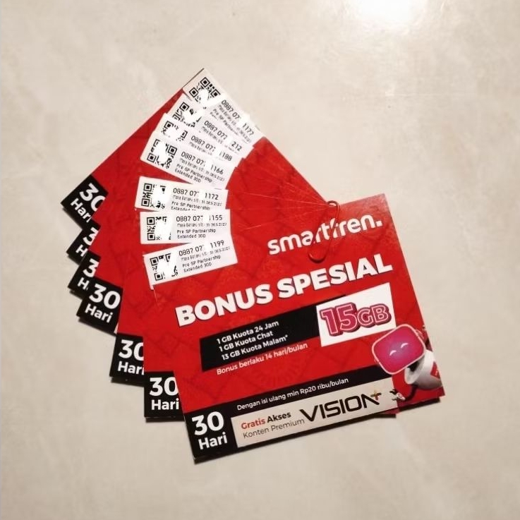 KARTU PERDANA SMARTFREN TRIPEL DOUBLE BONUS 360 GB